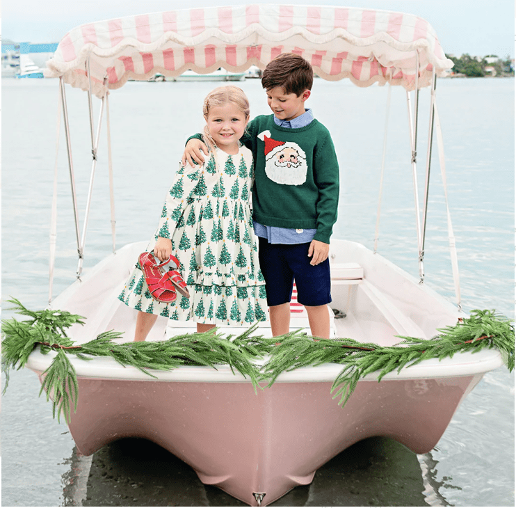 Ali & Friends Girls Spencer Dress - Festive Forest