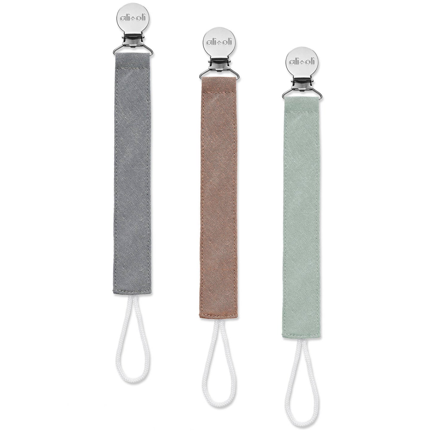 Ali+Oli Forest Pacifier Clips (set of 3) 9W-DRU1-1XA2