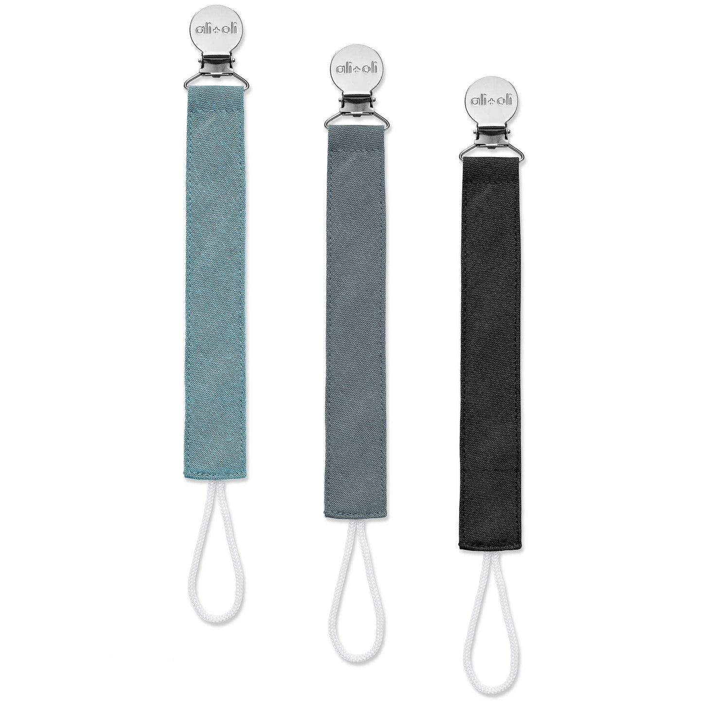 Ali+Oli Night Pacifier Clips (set of 3) SV-04QI-9OPJ