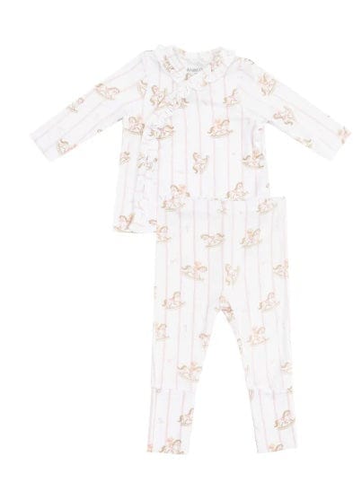 Angel Dear Baby Girl Sets | Take Home Set: Vintage Rocking Horse- Pink| Angel Dear