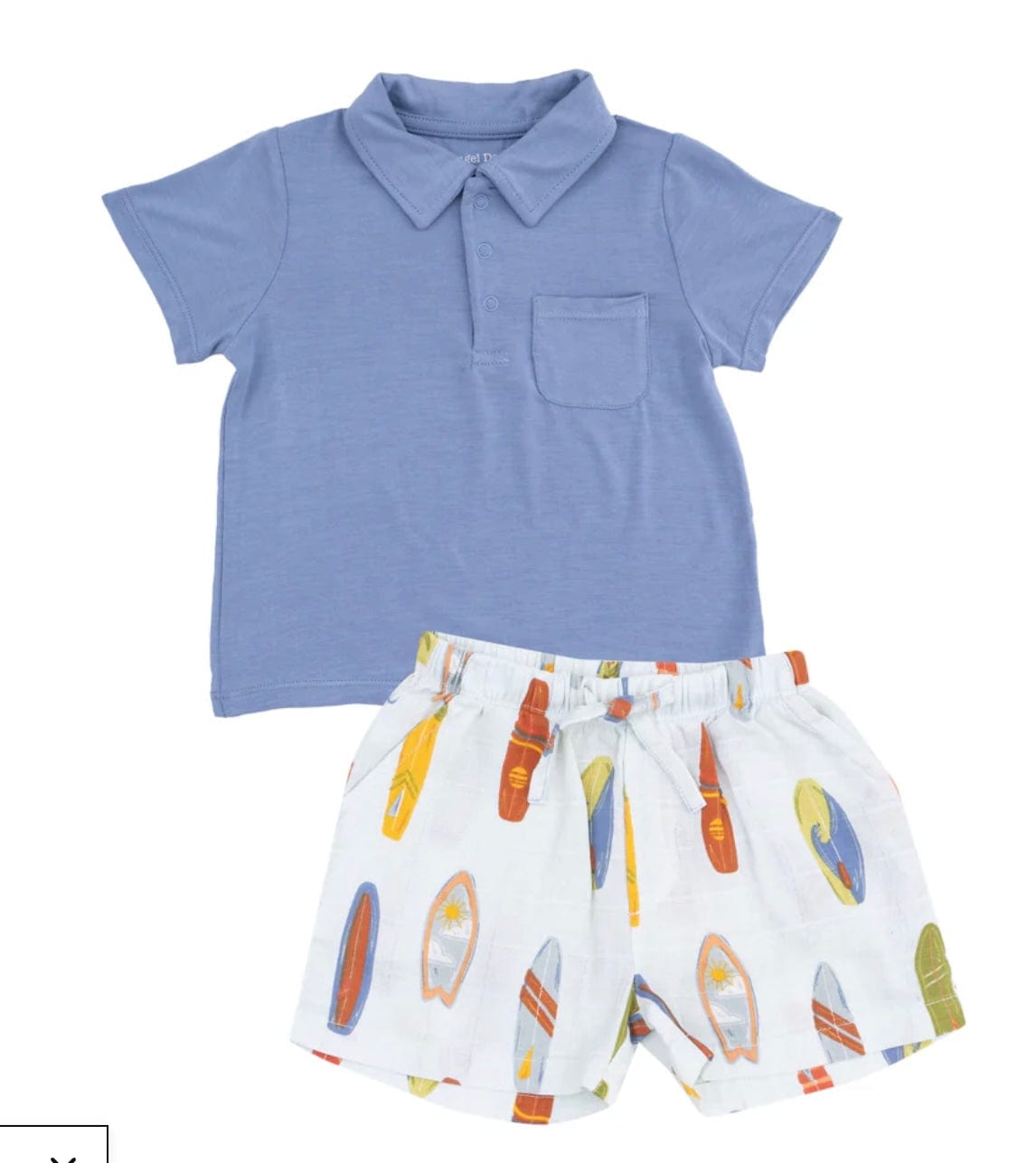 Angel Dear Polo Shirt & Muslin Short Vintage Surfboards