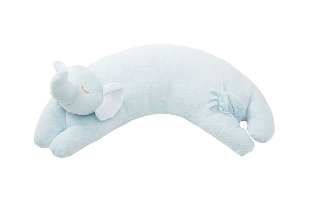 Angel Dear Blue Elephant Pillow