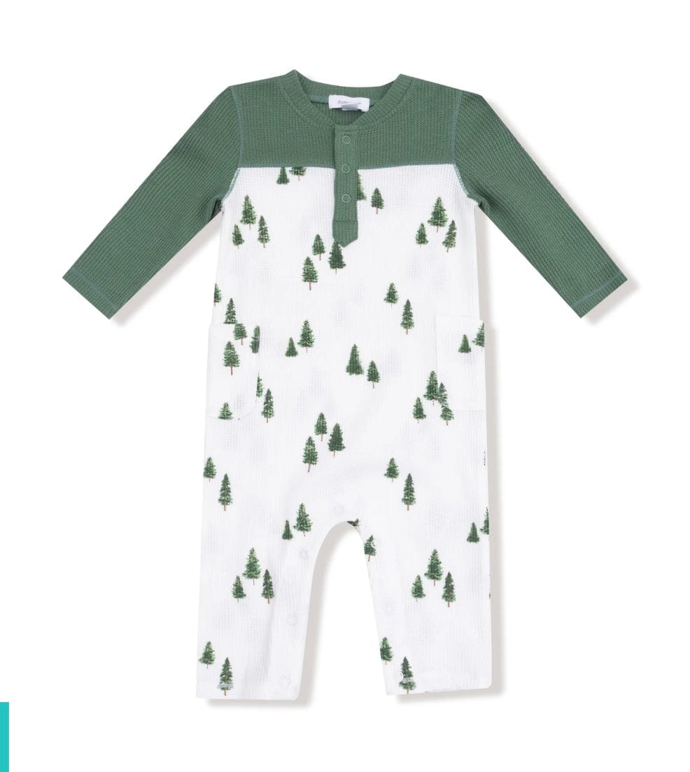 Angel Dear Romper with Contrast Sleeves