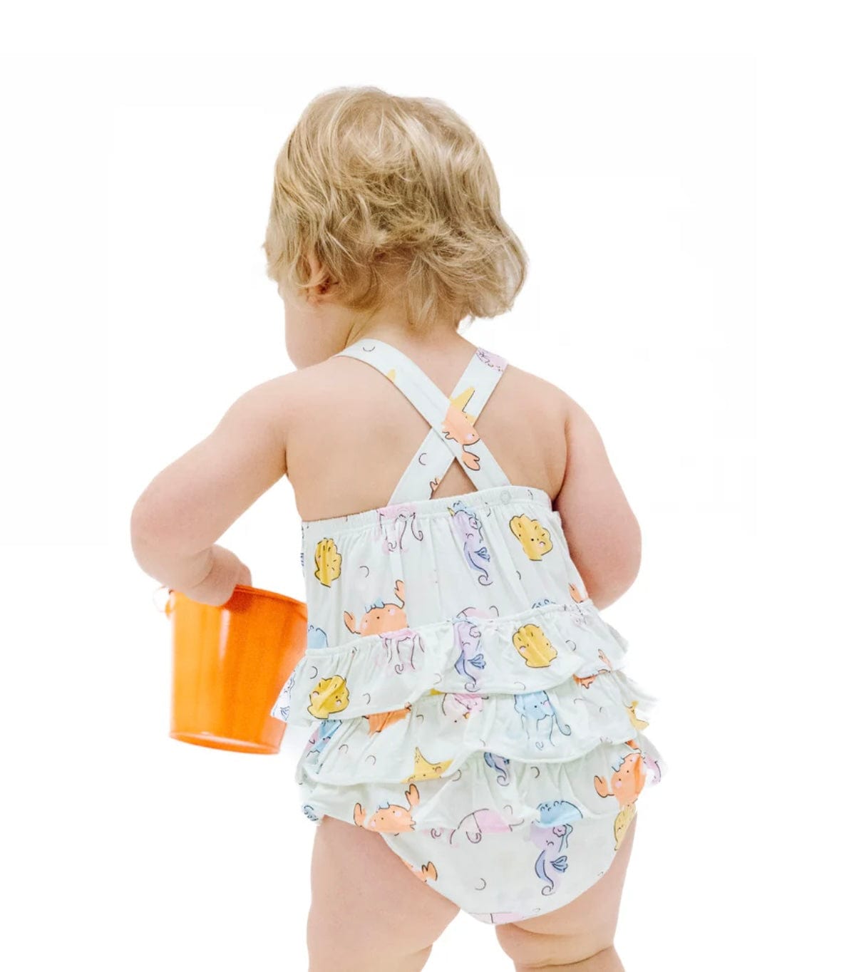 Angel Dear Ruffle Sunsuit Cutie Sea Creatures