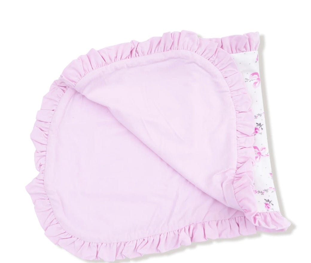 Angel Dear Dainty Bud and Bows Burp Cloth