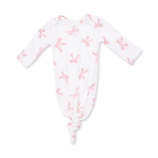 ANGEL DEAR Angel Dear Boys Infant Boys-footies/converters Pretty Bows - Knotted Gown And Knot Headband