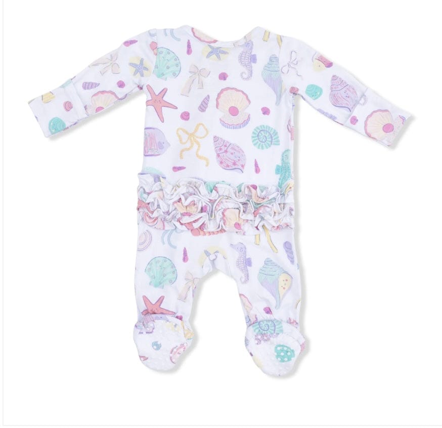 ANGEL DEAR Angel Dear Ruffle Back Footie