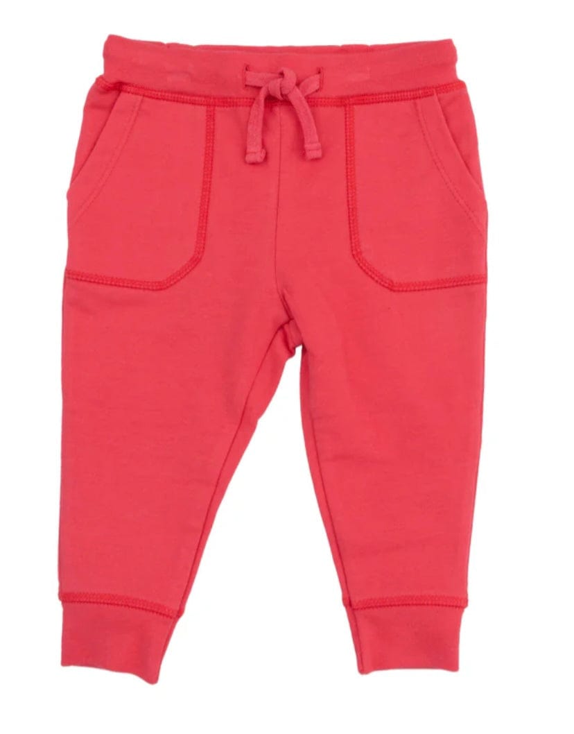 Angel Dear Jogger Pant - Red French Terry