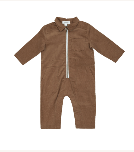 Angel Dear Angel Dear Mocha Retro Jumpsuit