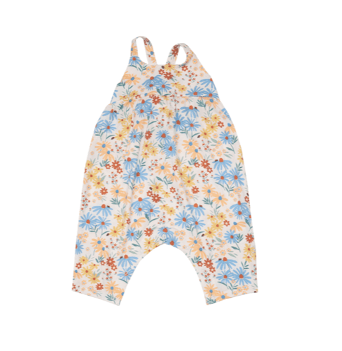 Angel Dear Angel Dear-SS-23 ConeFlower Tie Back Romper
