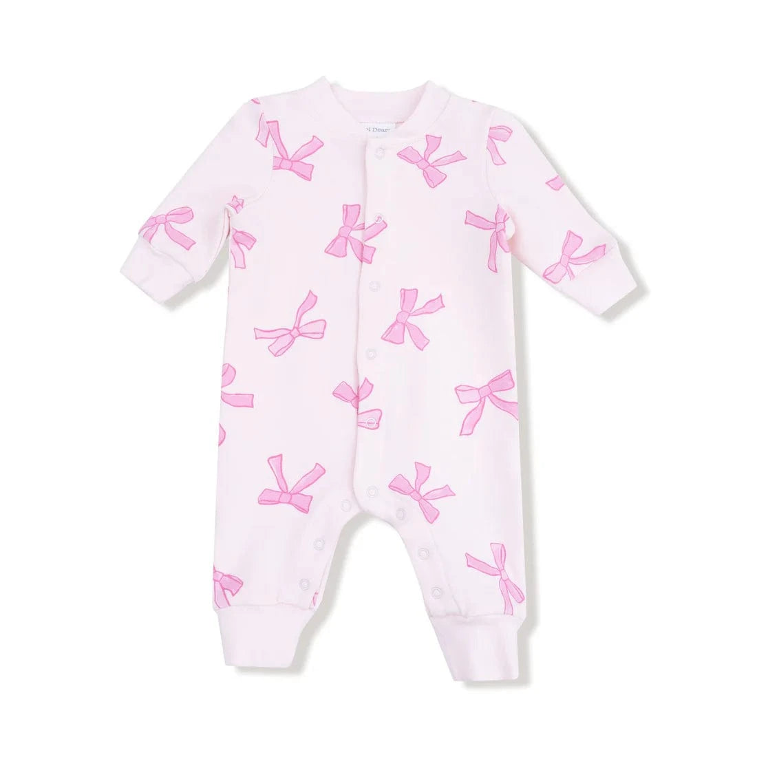 Angel Dear Bows Baseball Romper
