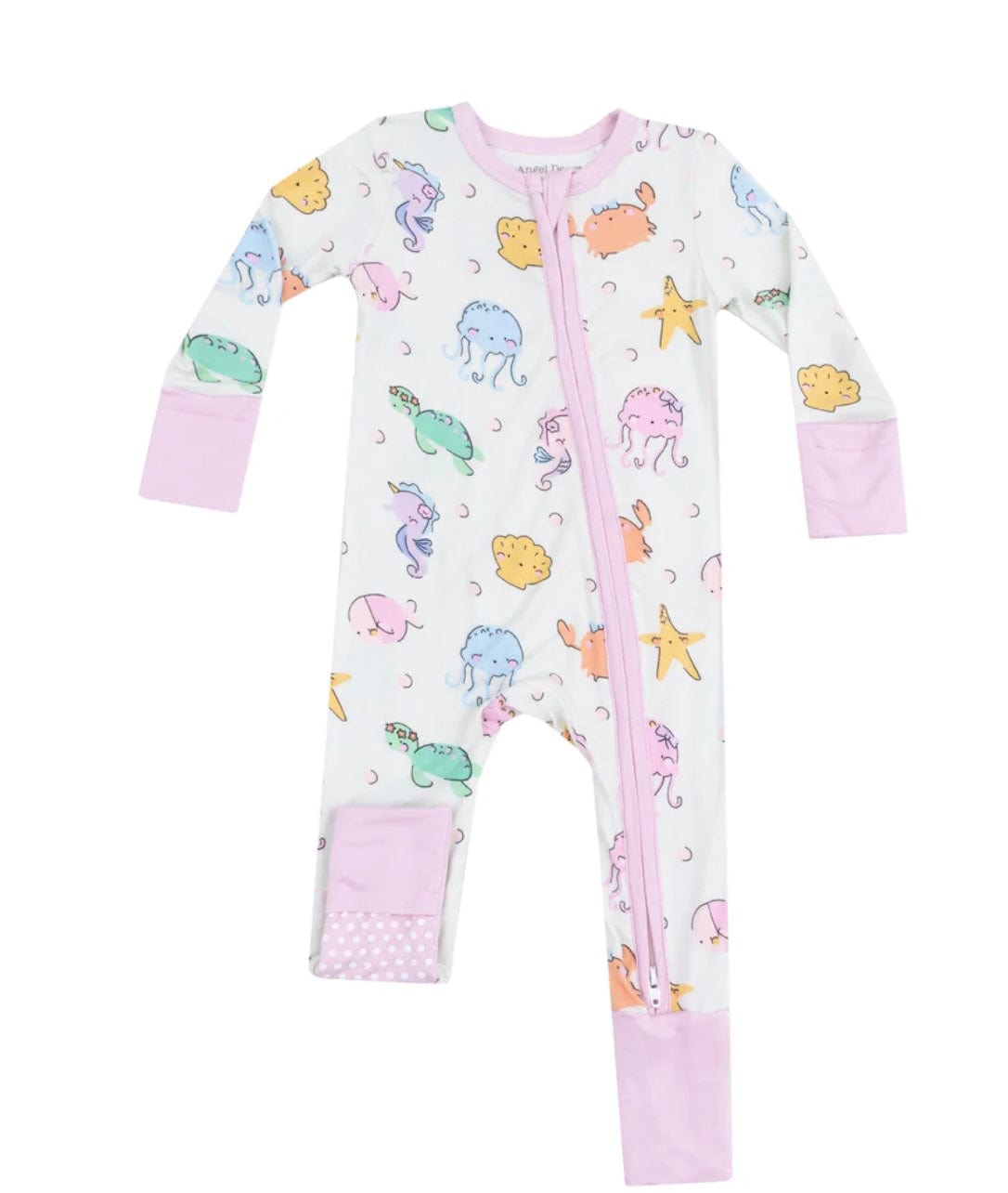Angel Dear Cutie Sea Creatures 2 way zipper romper