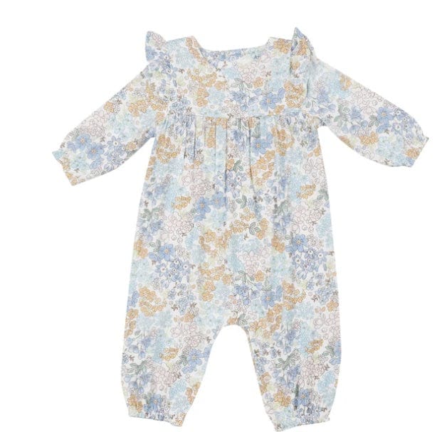 Angel Dear RUFFLE SLEEVE ROMPER EDITH'S FLORAL