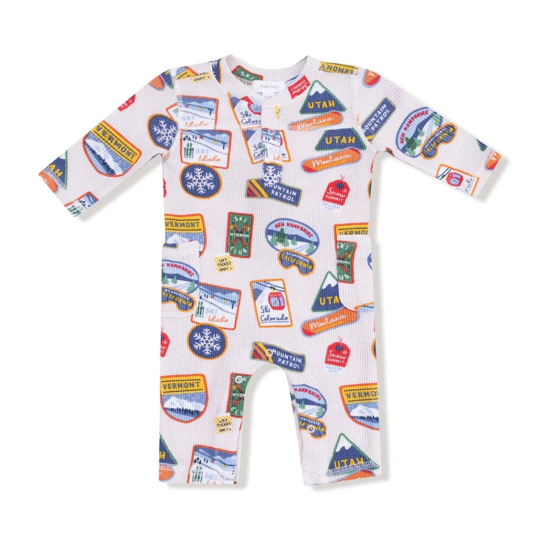Angel Dear State Snow Patch Romper
