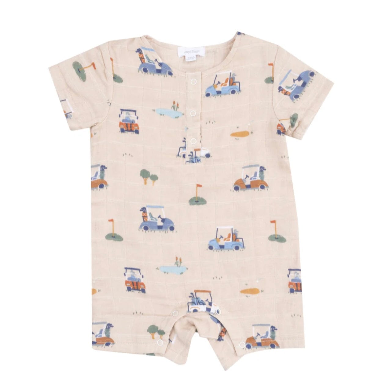 Angel Dear Henley Shortall - Golf Cart Cuties Oatmeal
