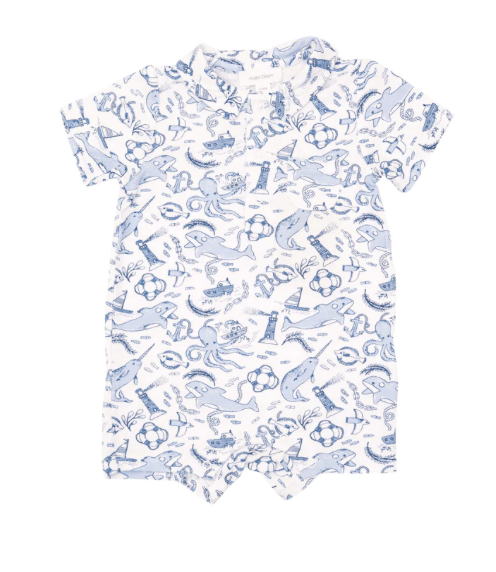 Angel Dear Angel Dear-SS-23 Nautical Notebook Polo Shortie