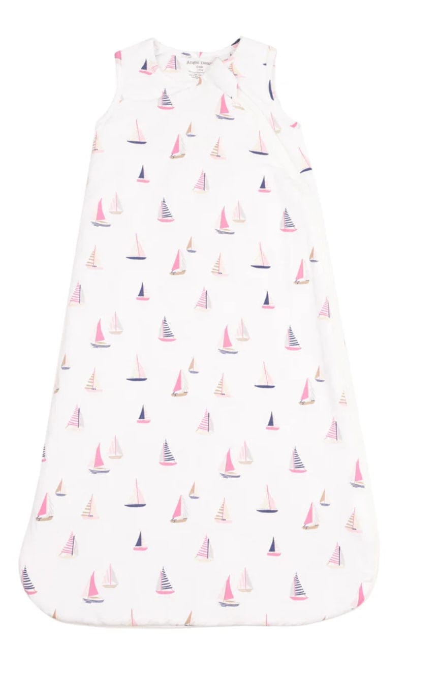 Angel Dear Sleep Bag - Sailboats Pink