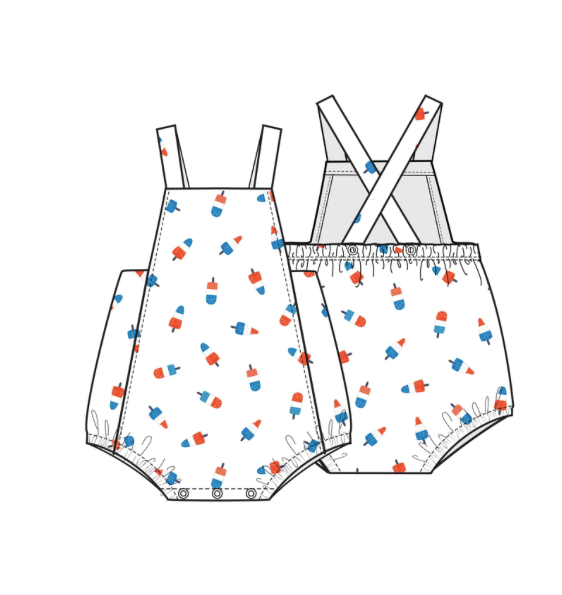 Angel Dear Astro Pops Retro Sunsuit