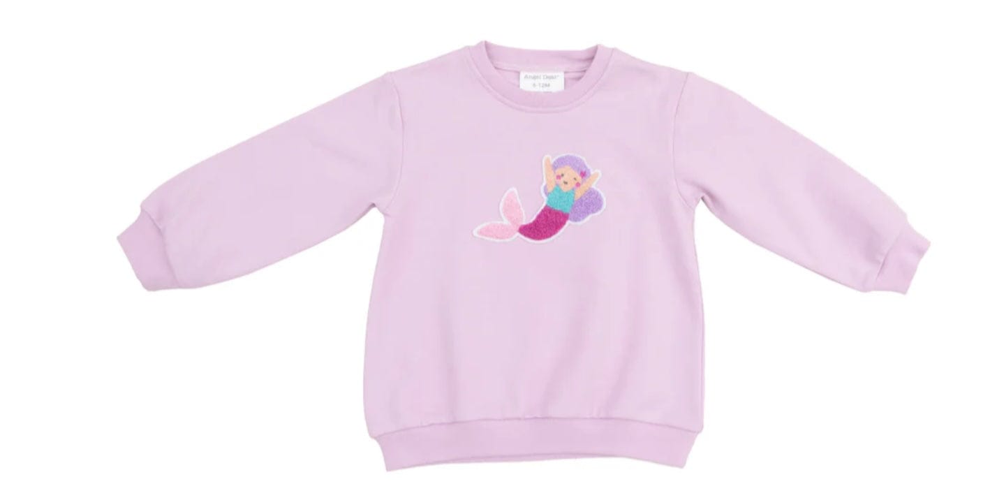 Angel Dear Oversize Sweatshirt with Applique - Mermaid