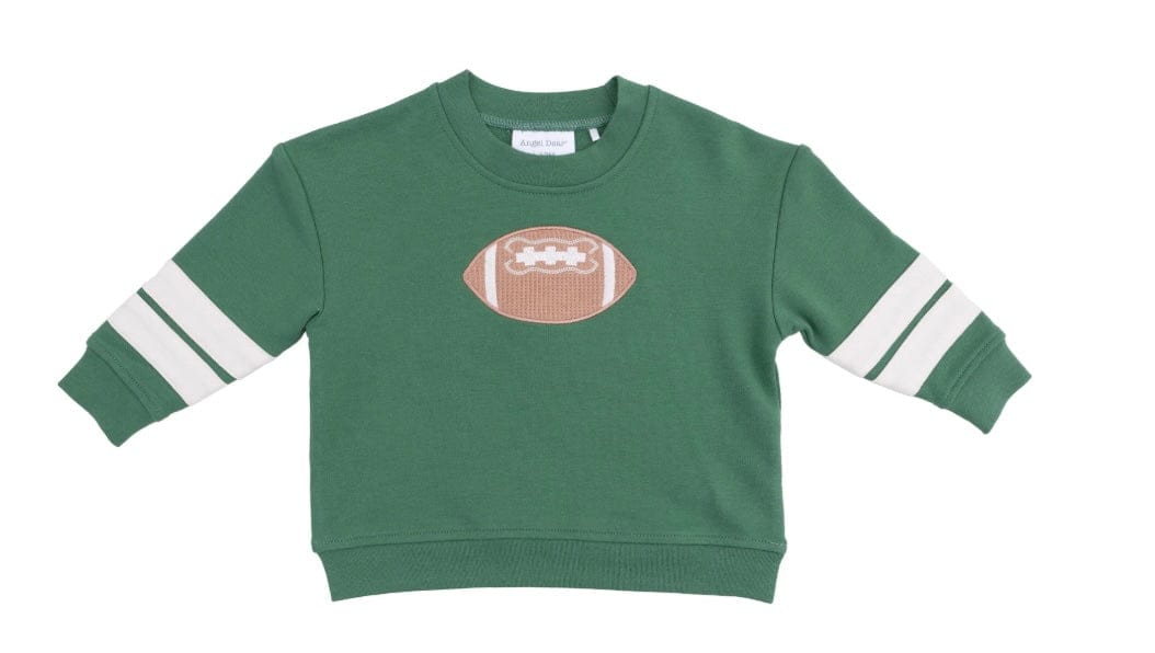 Angel Dear Varsity Green Sweatshirt