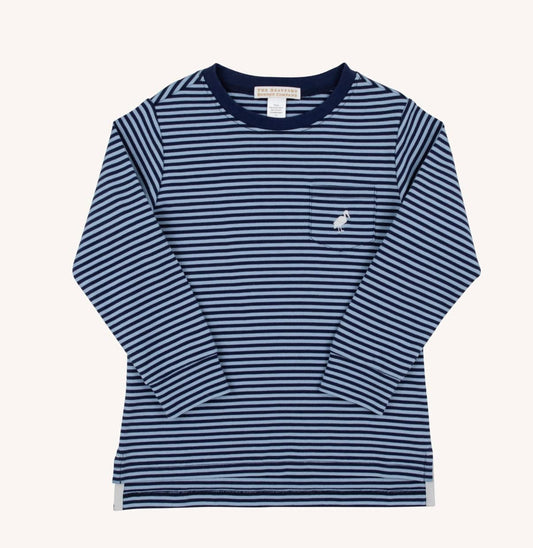 BEAUFORT BONNET Carter Crewneck Barrington Blue/ Nantucket Navy