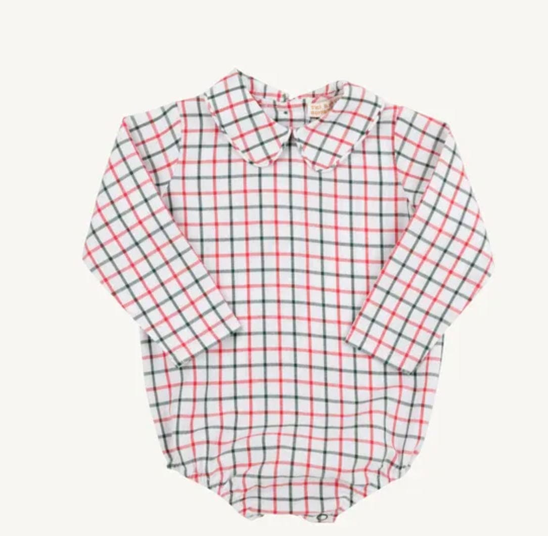 BEAUFORT BONNET Old Town Tattersall Peter Pan Collar Shirt Onesi