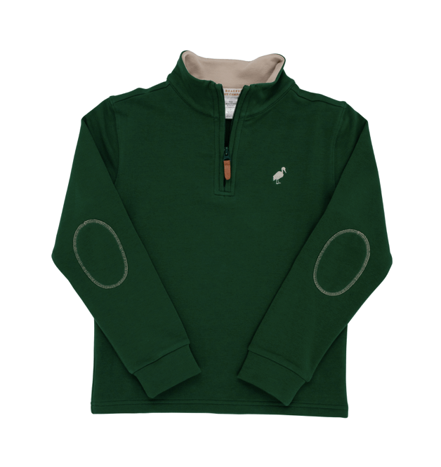 Beaufort Bonnet Company Haywood Half zip Grier Green/Keeneland Khaki