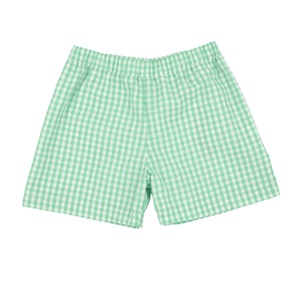 Beaufort Bonnet Company Shelton Shorts Grafton Green Gingham