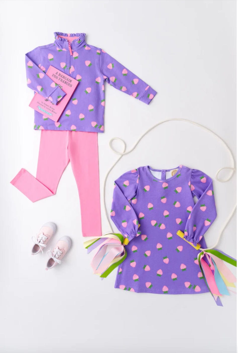 BEAUFORT BONNET Canter Collar Half-zip Sanibel Strawberry (Palisades Purple)