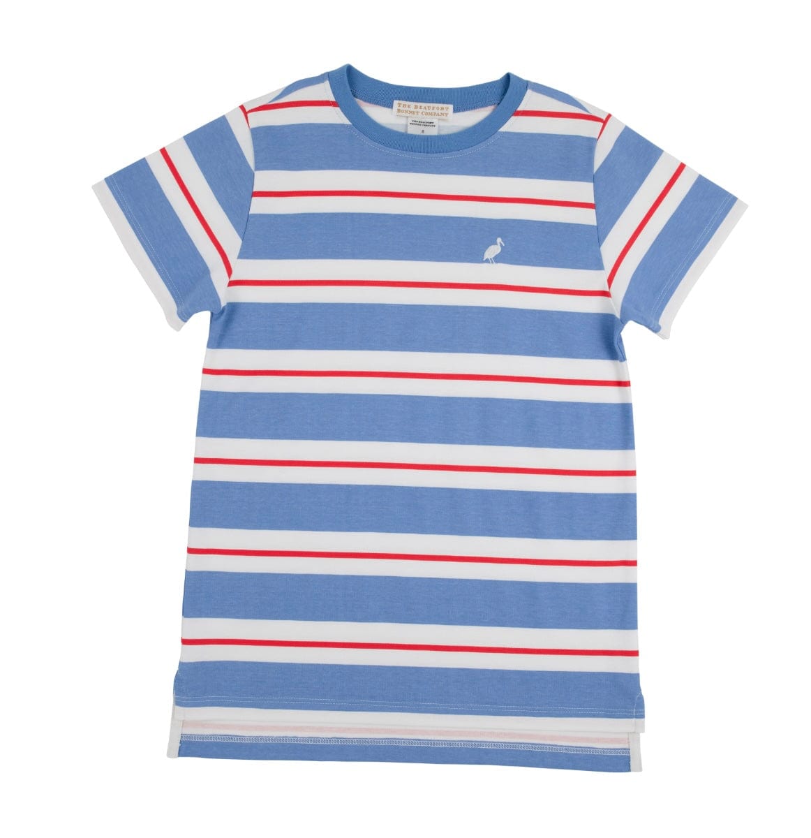 BEAUFORT BONNET Cater Crew neck Barbados Blue strip