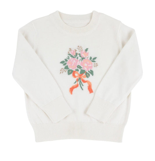 Beaufort Bonnet Isabelle`s Intarsia Sweater Palmetto Pearl/Floral Bouquet