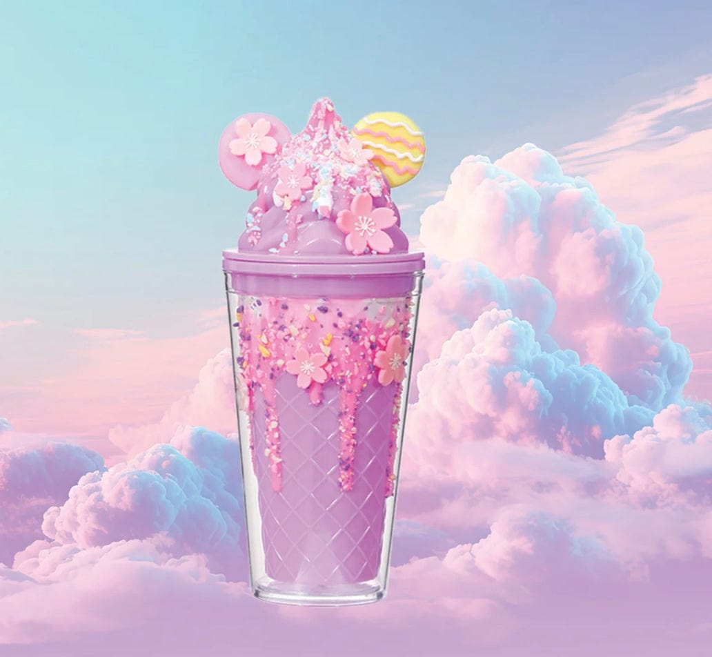 Bewaltz Purple Sakura Softserve Tumbler