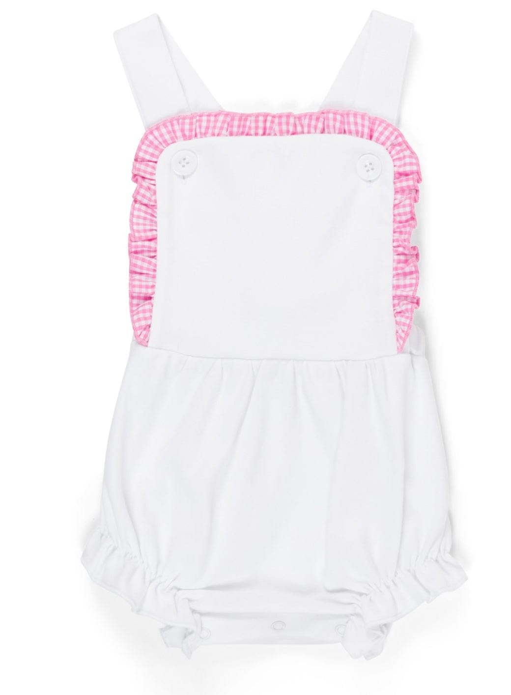 Blanks Boutique Sunsuit W/ruffle pink Gingham