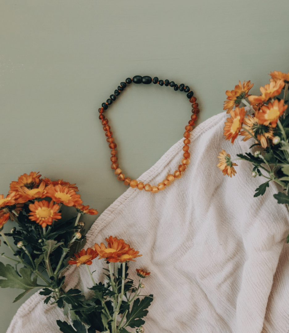CanyonLeaf Kids: Raw Ombre Amber Necklace Raw Ombre