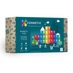 CONNETIX TILES Connetix Tiles Girls Accessories-toys Connetix Rainbow Rectangle Pack, 18 Pieces