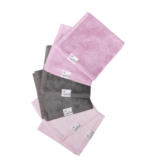 Copper Pearl Pinks & Brown Lily Washcloths (6-pack)