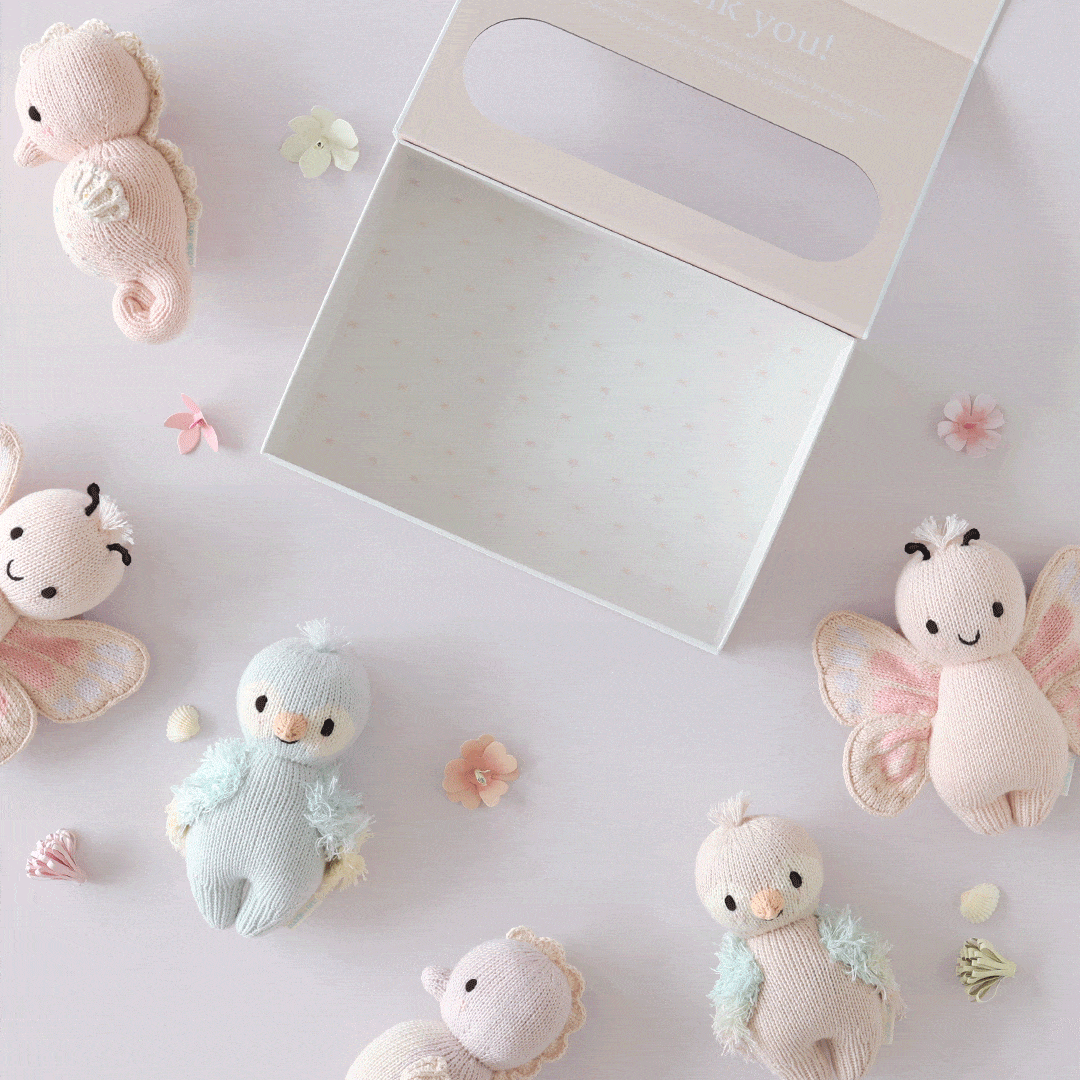 cuddle+kind Baby butterfly (petal pink), gives 5 meals BBYBFYPK003