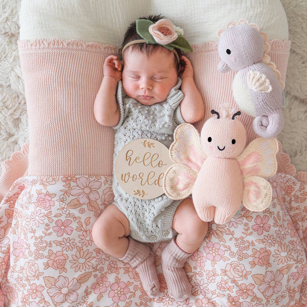 cuddle+kind Baby butterfly (petal pink), gives 5 meals BBYBFYPK003