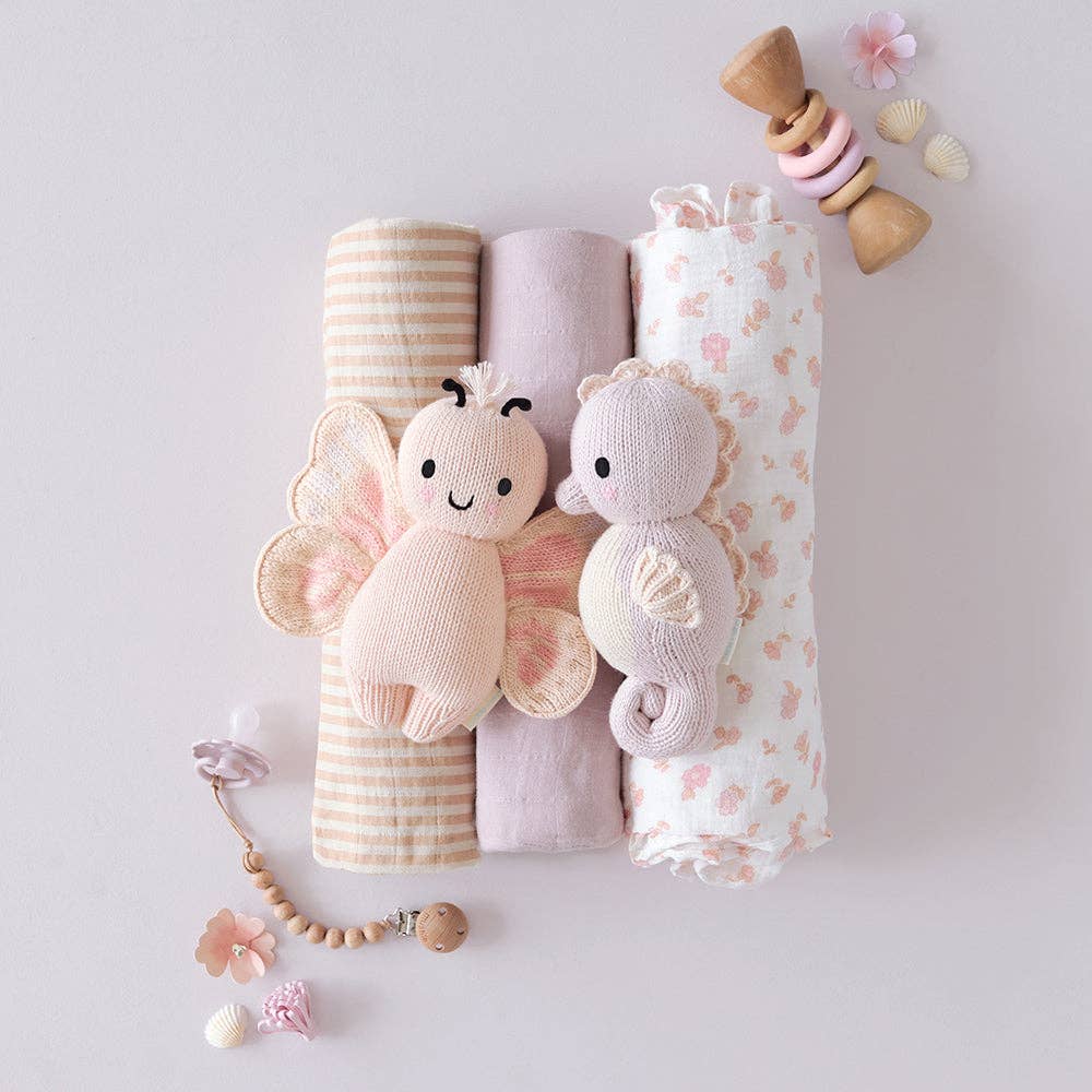 cuddle+kind Baby butterfly (petal pink), gives 5 meals BBYBFYPK003