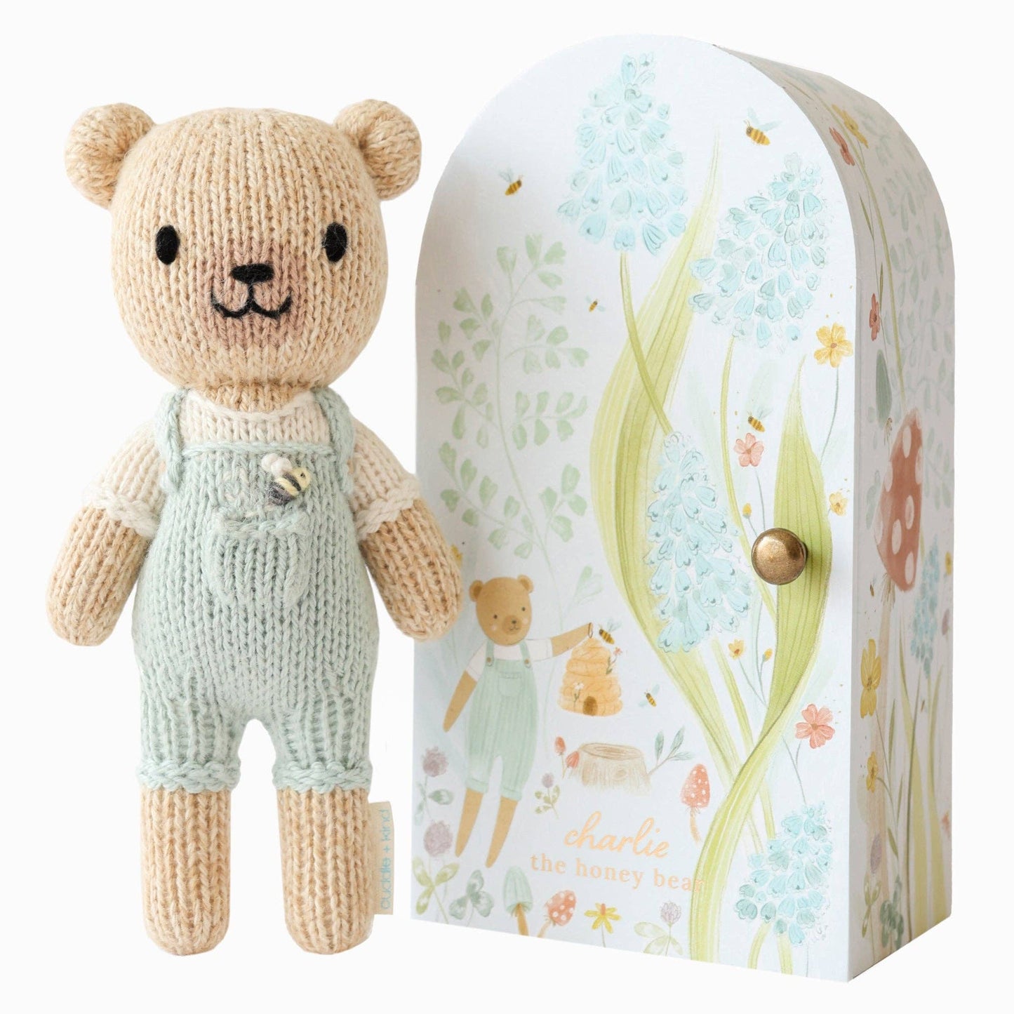 cuddle+kind Tiny Charlie the honey bear, gives 10 meals TINYHONBERCHA4