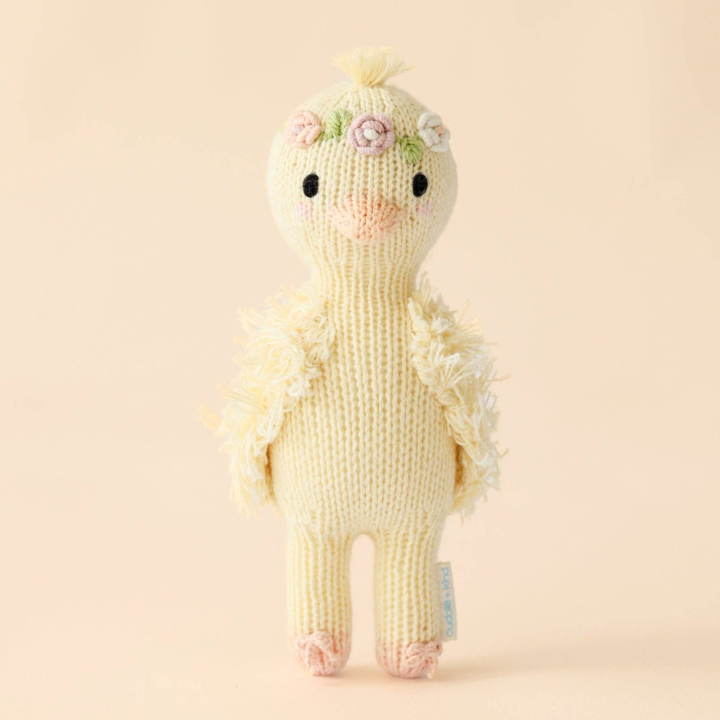 cuddle+kind Tiny Flora the duckling (mauve), gives 10 meals TINYDUCFLOMV4