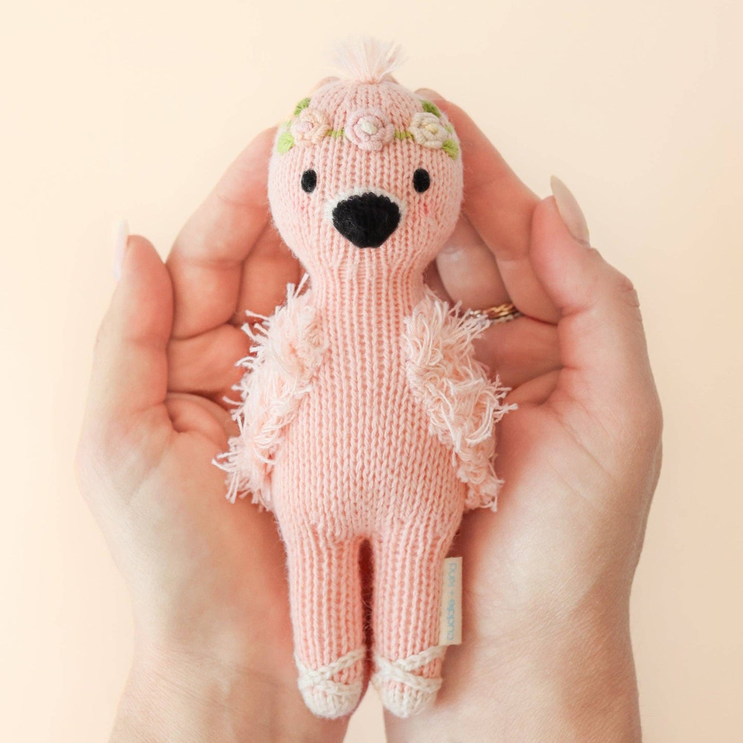 cuddle+kind Tiny Penelope the flamingo, gives 10 meals TINYFLAPEN4