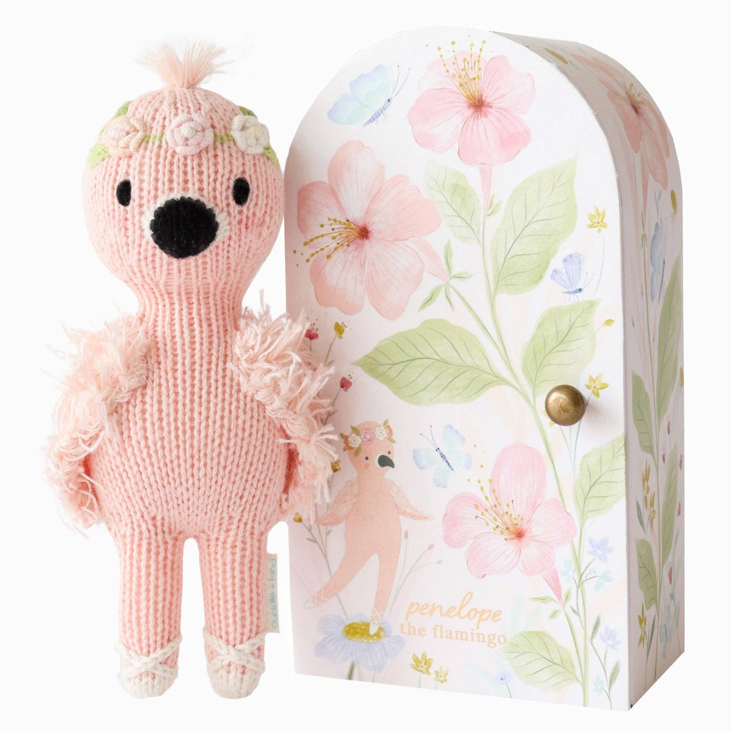 cuddle+kind Tiny Penelope the flamingo, gives 10 meals TINYFLAPEN4