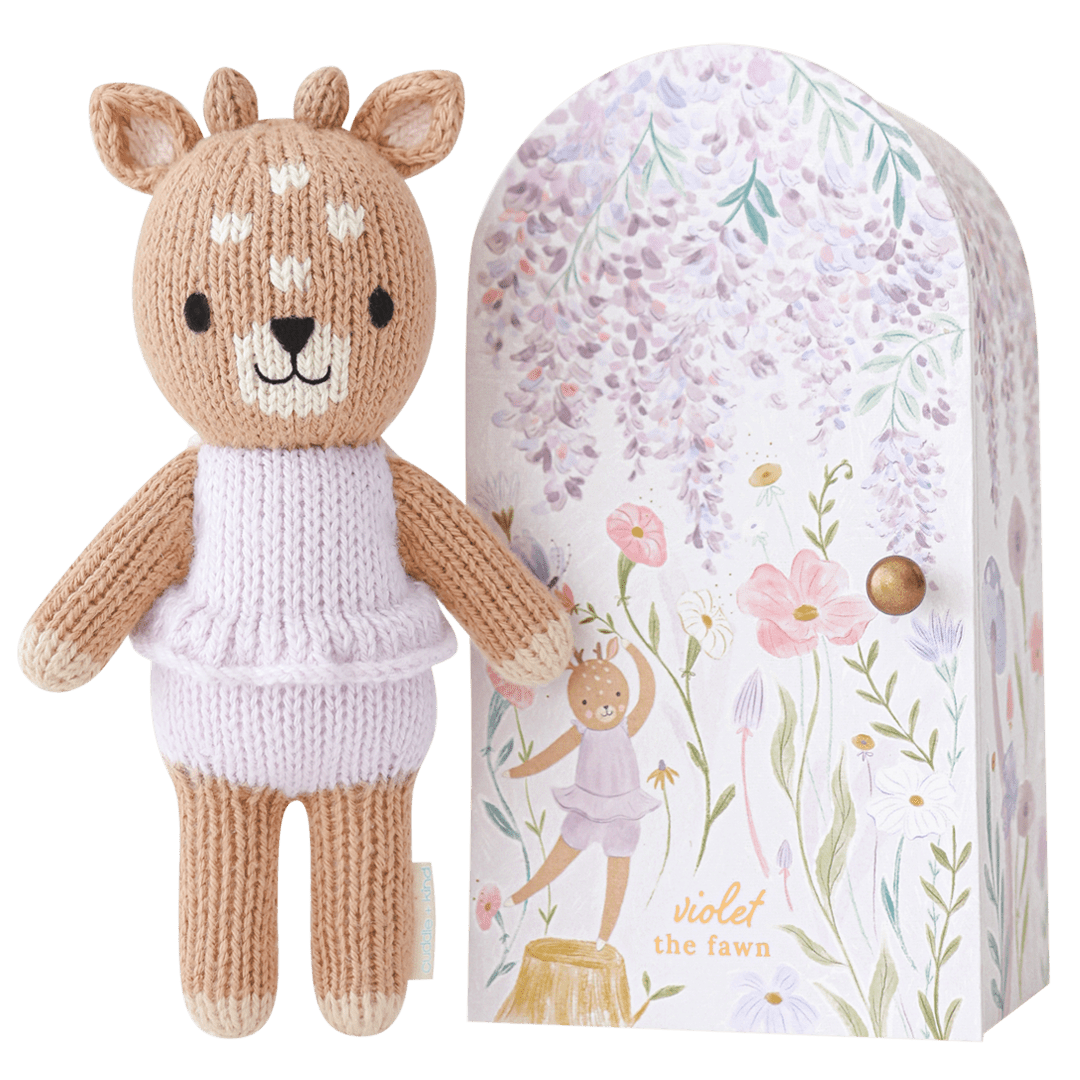 cuddle+kind Tiny Violet the fawn, gives 10 meals TINYFAWVIO4