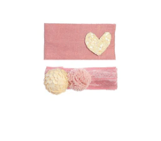 Dear Ellie Heart & Pom Pom 2 Clip Set