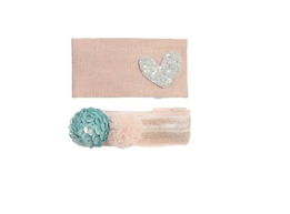 Dear Ellie Heart & Pom Pom 2 Clip Set