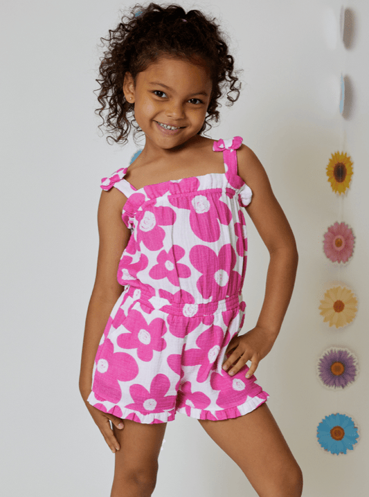 Design History Design History Berry Pink Romper