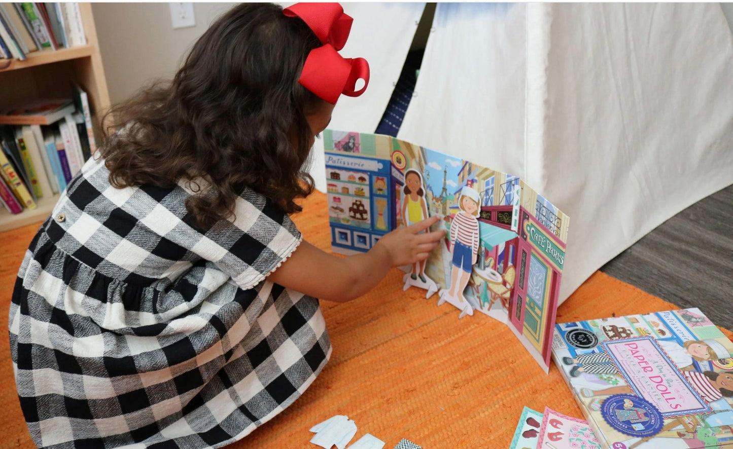 eeboo A Day in Paris Paper Doll Sets