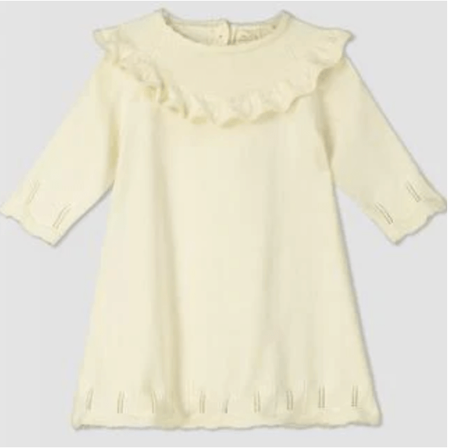 Ettie & H Ettie and H Ivory Knit dress 12/18M