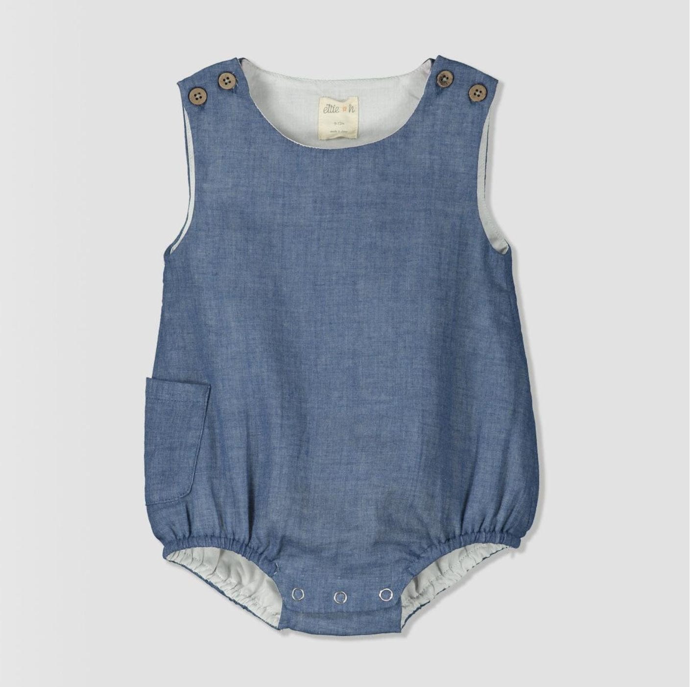 Ettie & H Nessa Gauze Bubble Blue